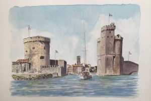 2 tours La Rochelle Sue Dudill artiste Ile de Re