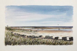 Alnmouth Beach Sue Dudill Artist Northumberland