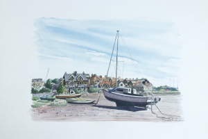 Alnmouth-Low-tide-Sue-Dudill-Artist-Northumberland