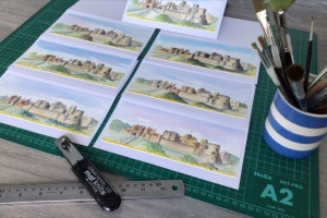 Alnwick-Castle-Cards-Sue-Dudill-Artist-Northumberland