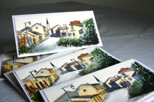 Ars Carte de Voeux Sue Dudill Ile de Re