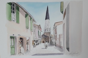 Ars Clocher 2019 Sue Dudill Artiste Ile de Re