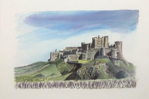 Bamburgh-Castle-2-Sue-Dudill-Artist-Northumberland
