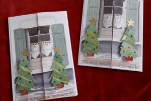 Cartes de Voeux Noel Sue Dudill Artiste Ile de Re