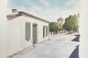 Client commande maison Loix Sue Dudill Artiste Ile de Re