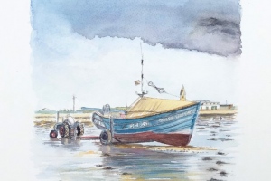 Coble-Tractor-Sue-Dudill-Artist-Northumberland