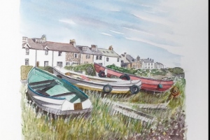 Craster-Cobles-Sue-Dudill-Artist-Northumberland