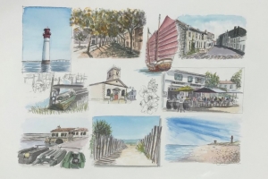 Ile de Re general 3 Sue Dudill Artiste Ile de Re