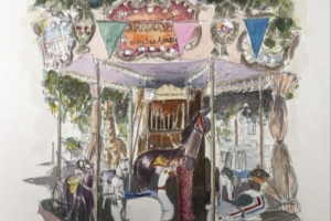 La Couaarde Manege Sue Dudill Artiste Ile de Re