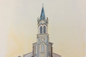 La Couarde Eglise Sue Dudill Ile de Re