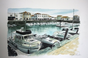 La Flotte Bateau Jacques Sue Dudill  Ile de Re