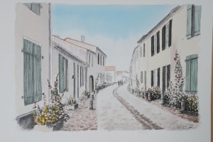 La Flotte Gaston Lem Sue Dudill Artiste Ile de Re