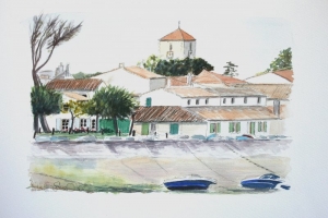 La Flotte Ste Catherine Sue Dudill Artiste Ile de Re