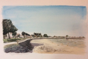 La Flotte plage dArnerault2 Sue Dudill Ile de Re