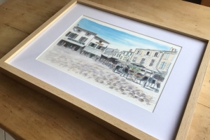 La Flotte sm port 2 Sue Dudill Artist Ile de Re