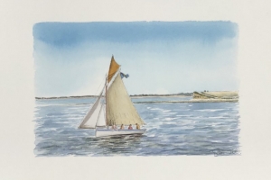 La Flotte walk falaises Sue Dudill artiste Ile de Re