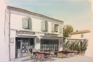 La Noue Bar a Quai Sue Dudill Ile de Re