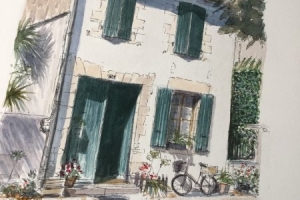 La Noue Maison Artiste Ile de Re Sue Dudill