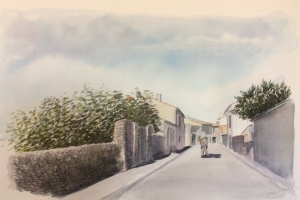 La Noue rue de Montamer Sue Dudill Ile de Re