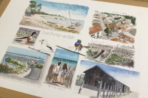 Les Portes Sue Dudill artiste Ile de Re