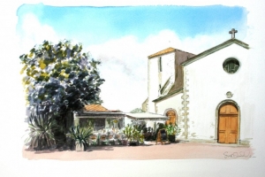 Loix Eglise RDS Sue Dudill Artiste Ile de Re