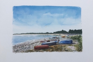 Loix Grouin Sue Dudill artiste Ile de Re