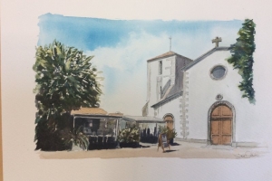 Loix Route du Sel Sue Dudill Artiste