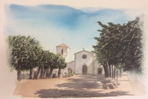 Loix church2 Sue Dudill Ile de Re