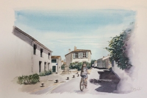 Loix rue du Peulx Sue Dudill Ile de Re