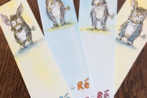 Marque page enfant Sue Dudill artiste ile de Re
