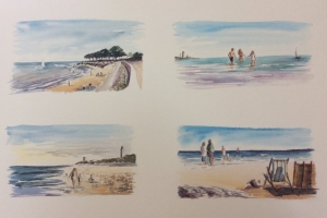 Pt tableaux Ile de Re Sue Dudill Artiste