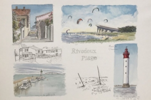 Rivedoux compilation Sue Dudill artiste Ile de Re