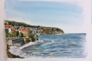 Robin Hoods Bay Sue Dudill Artiste Ile de Re