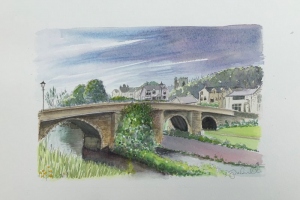 Rothbury-Bridge-Sue-Dudill-Artist-Northumberland