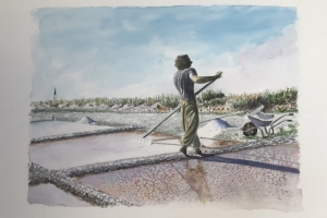 Saunier Sue Dudill artiste Ile de Re