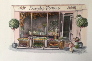 Simply Flowers Alnwick Sue Dudill Artist Northumberland