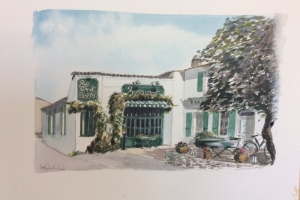 St Clement Le Chat Botte Sue Dudill artiste Ile de Re