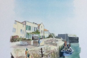 St Martin Ilot Sue Dudill Artiste Ile de Re