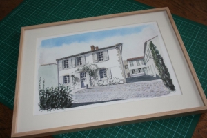 St Martin Maison Blanche Sue Dudill Artiste Ile de Re