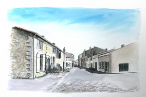 St Martin Portes des Campani Sue Dudill Artiste Ile de Re