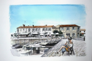 St Martin Tintin Sue Dudill Artiste Ile de Re