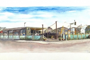 The-Landing-Beadnell-Bay-Sue-Dudill-Artist-Northumberland