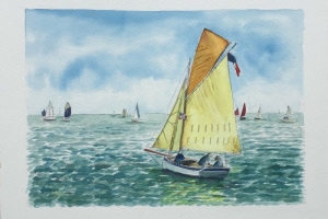 Traditional-Sailing-Boats-Sue-Dudill-Artist-Northumberland