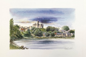 Warkworth-Castle-Sue-Dudill-Artist-Northumberland