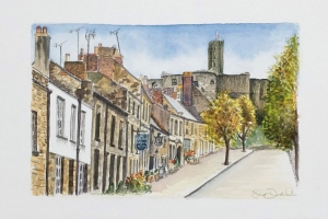 Warkworth-High-St-Castle-Sue-Dudill-Artist-Northumberland