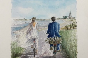 Wedding-bikes-Sue-Dudill-Artiste-Ile-de-Re