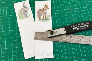 Wildlife bookmark Sue Dudill artiste Ile de Re